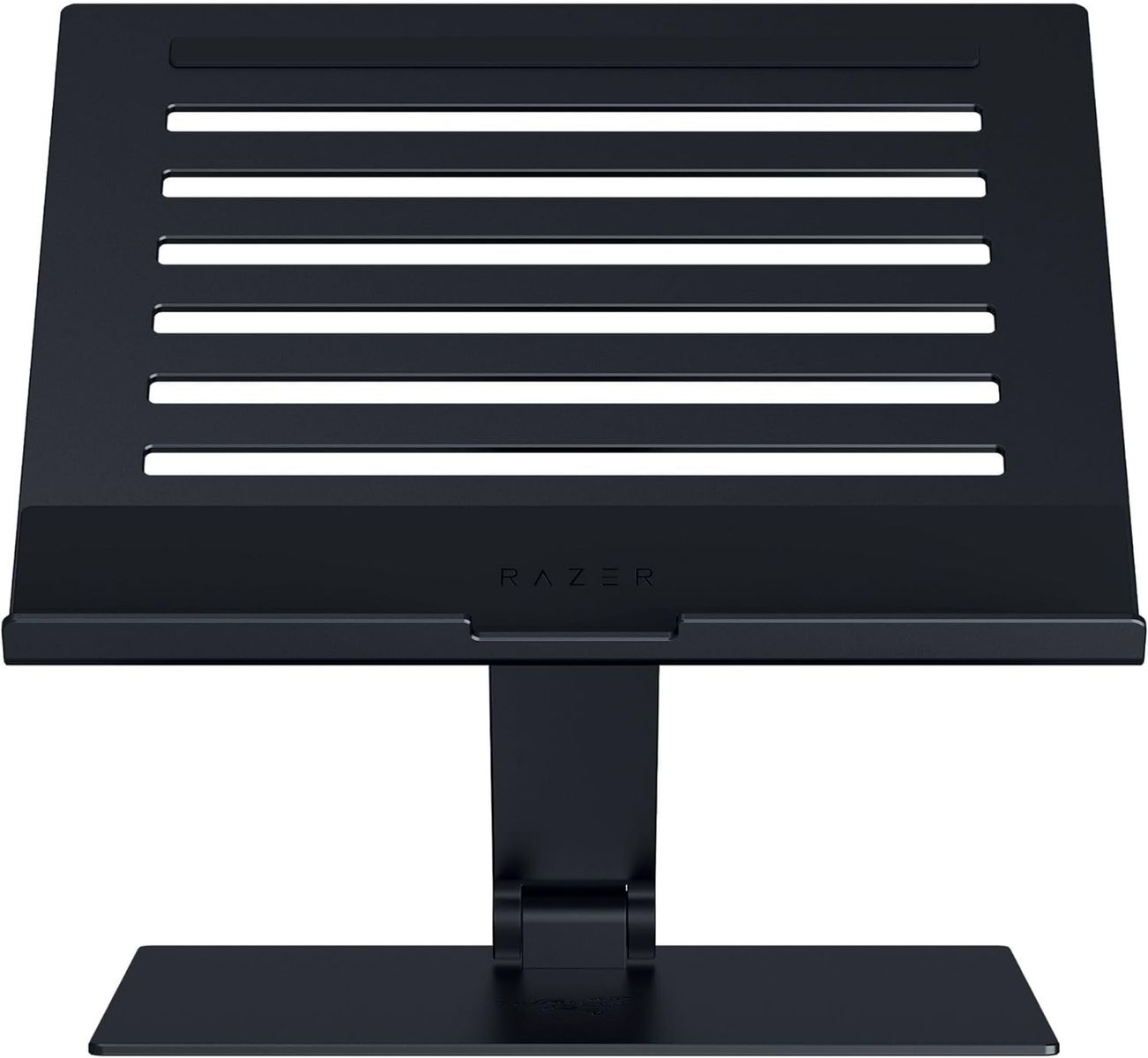 Razer Adjustable Laptop Stand - Ergonomischer höhenverstellbarer Laptop-Ständer für Laptops bis zu 18“ Zoll (höhen- und neigungsverstellbar, Robustes Aluminium, belüftetes Design) Schwarz