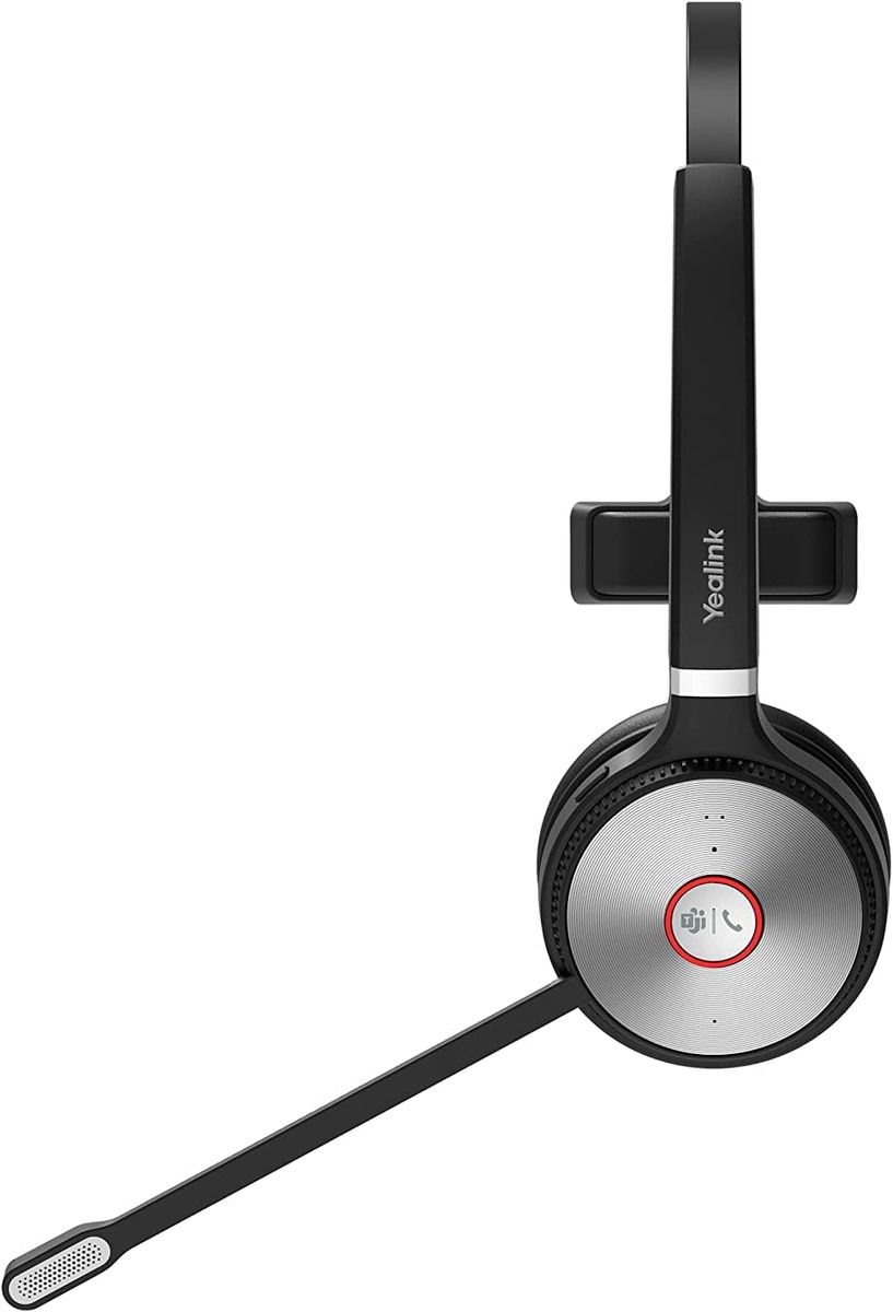 Yealink WH62 Mono DECT Wireless Headset Teams, schwarz WH62 Mono Teams