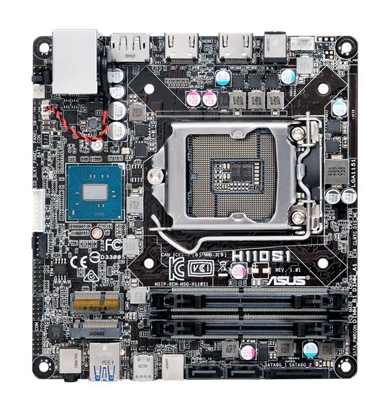 ASUS H110S1/C/SI Mini-STX Motherboard Mainboard für Intel Sockel 1151
