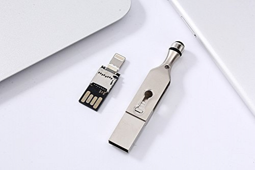 OTG 3 in 1 USB Flash Drive 32 GB 64 GB 128 GB 256 GB Pen Drives USB 2.0 Memory Stick i-Flash Pendrives für iPhone 7/7Plus/5/5S/5C/6/6S Plus/iPad 256 GB