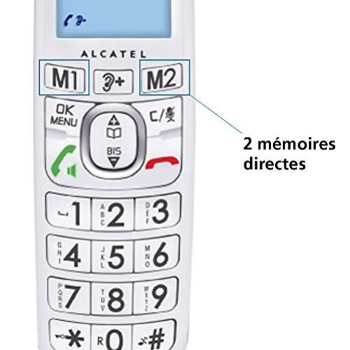 Alcatel XL385 Voice Trio DECT-Telefon Anrufer-Identifikation FR