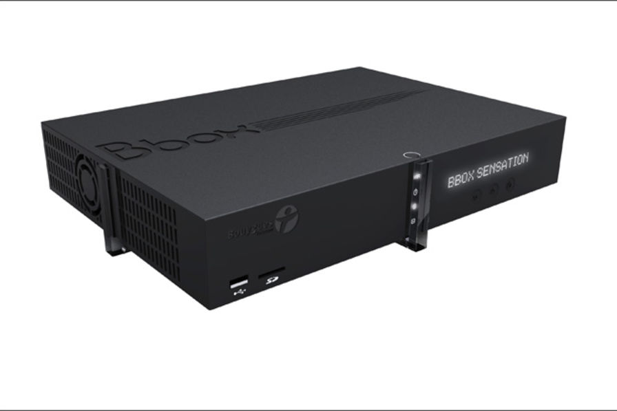 Bouygues Tel. BBOX Sensation Modem USB ADSL-Port TV/Kabelanschluss ADSL2+