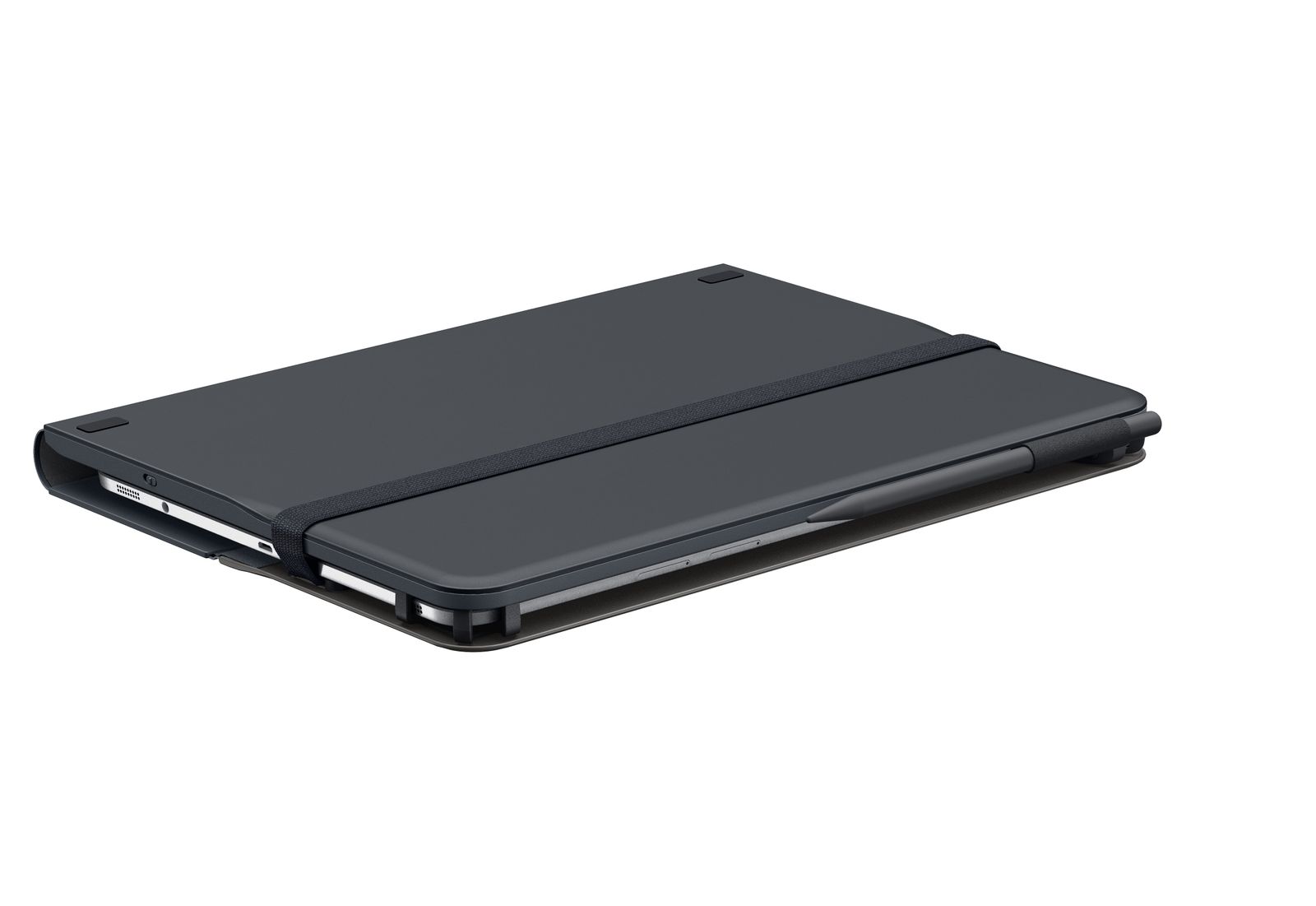 logitech Universal Folio Tastatur für Mobilgeräte Schwarz Bluetooth FR-Layout