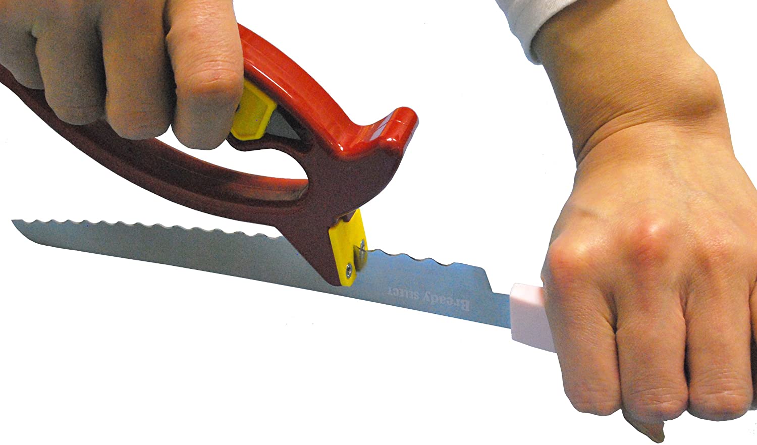 Sol.Inge Multipurpose Knife Sharpener Tool - For Serrated Knives, Scissors, Chisels and More - Red