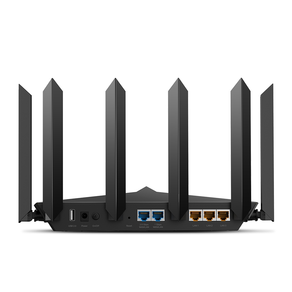 TP-Link Archer AX90 AX6000 Tri Band Gigabit Wi-Fi 6 WLAN Router OneMesh Black v1.0