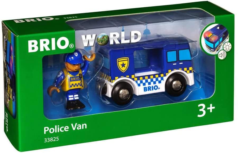 Brio Bahn 33825 Police Car with Light and Sound