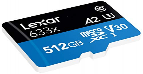 Lexar High-Performance 633x 512GB microSDXC UHS-I Karte