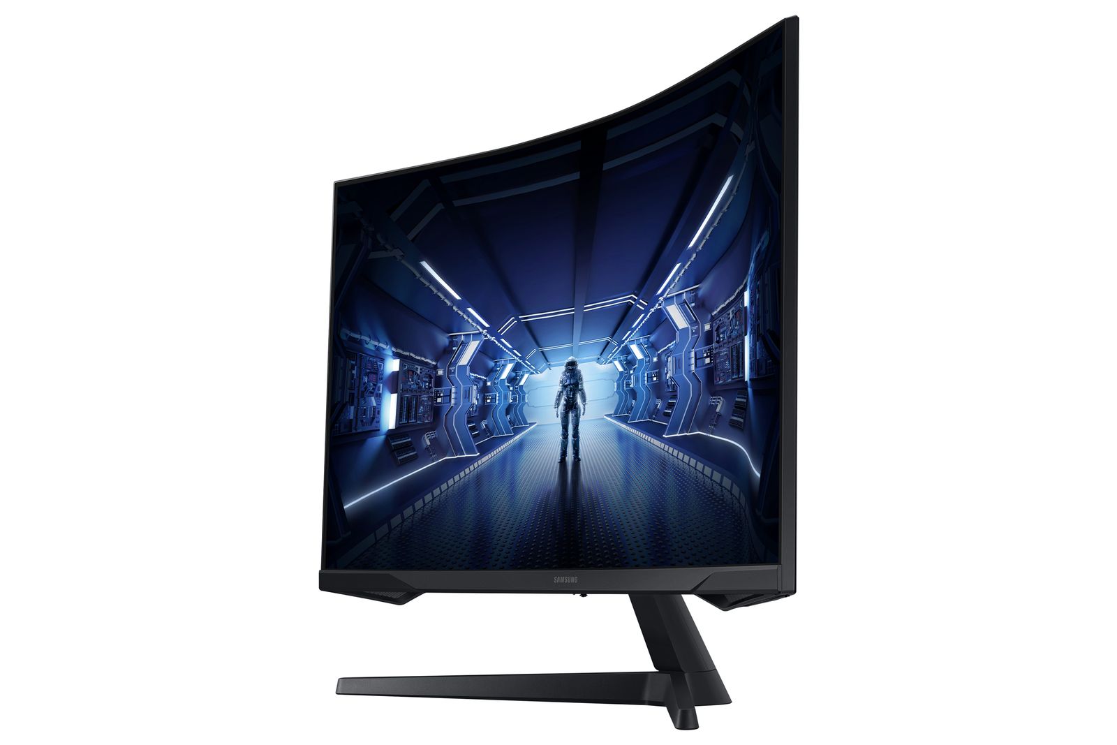 Samsung Odyssey G5 Curved WQHD Gaming Monitor C27G53T 27" VA-Panel WQHD-Auflösung HDR10 AMD FreeSync Premium Reaktionszeit 1ms Krümmung 1000R Bildwiederholrate 144 Hz 27 144 Hz + WQHD