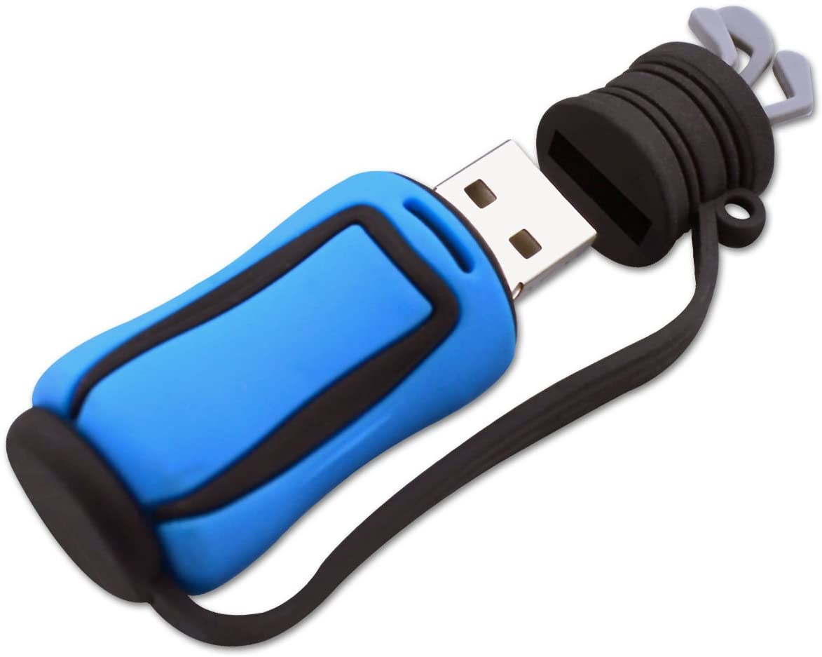 818-TEch Hi-Speed 2.0 USB flash drive 8GB Golfset racket sports 3D blue