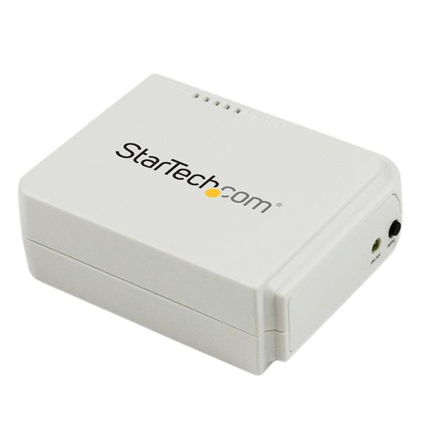 Startech StarTech.com 1 Port USB WLAN N 802.11 b/g/n Printserver mit 10/100 Mb/s Ethernet Anschluss