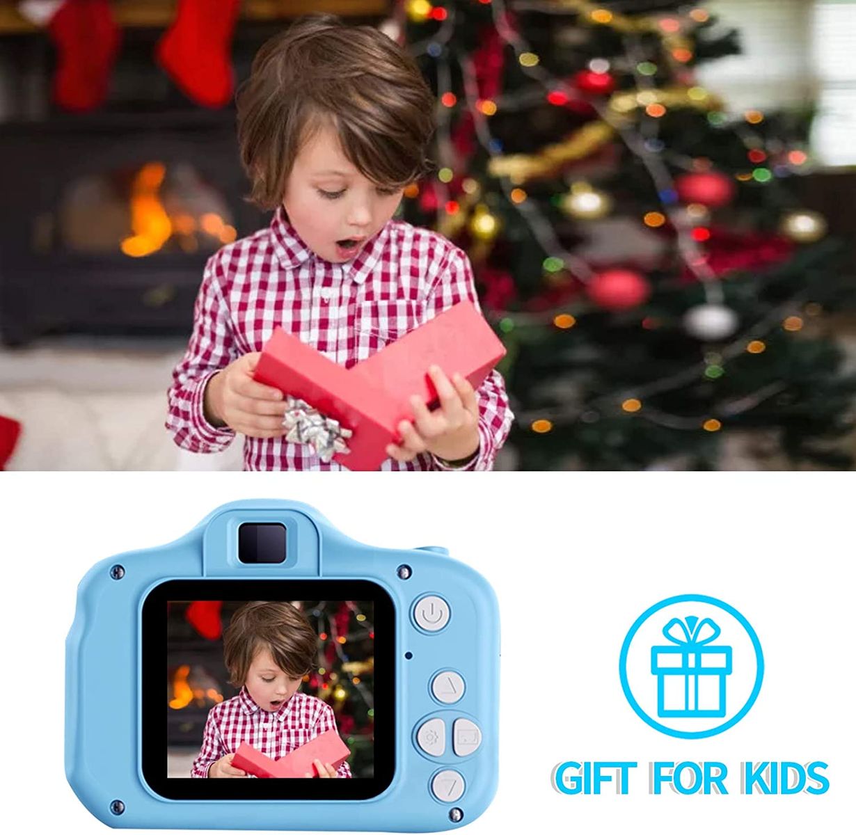 CHENAN Kinderkamera Digital Kamera für Kinder Jungen und Mädchen Geschenke Spielzeug für 3 bis 12 Jahre alte Kamera Spielzeug mit 2 Zoll HD-Bildschirm 1080P 32 GB TF-Karte (Blau)