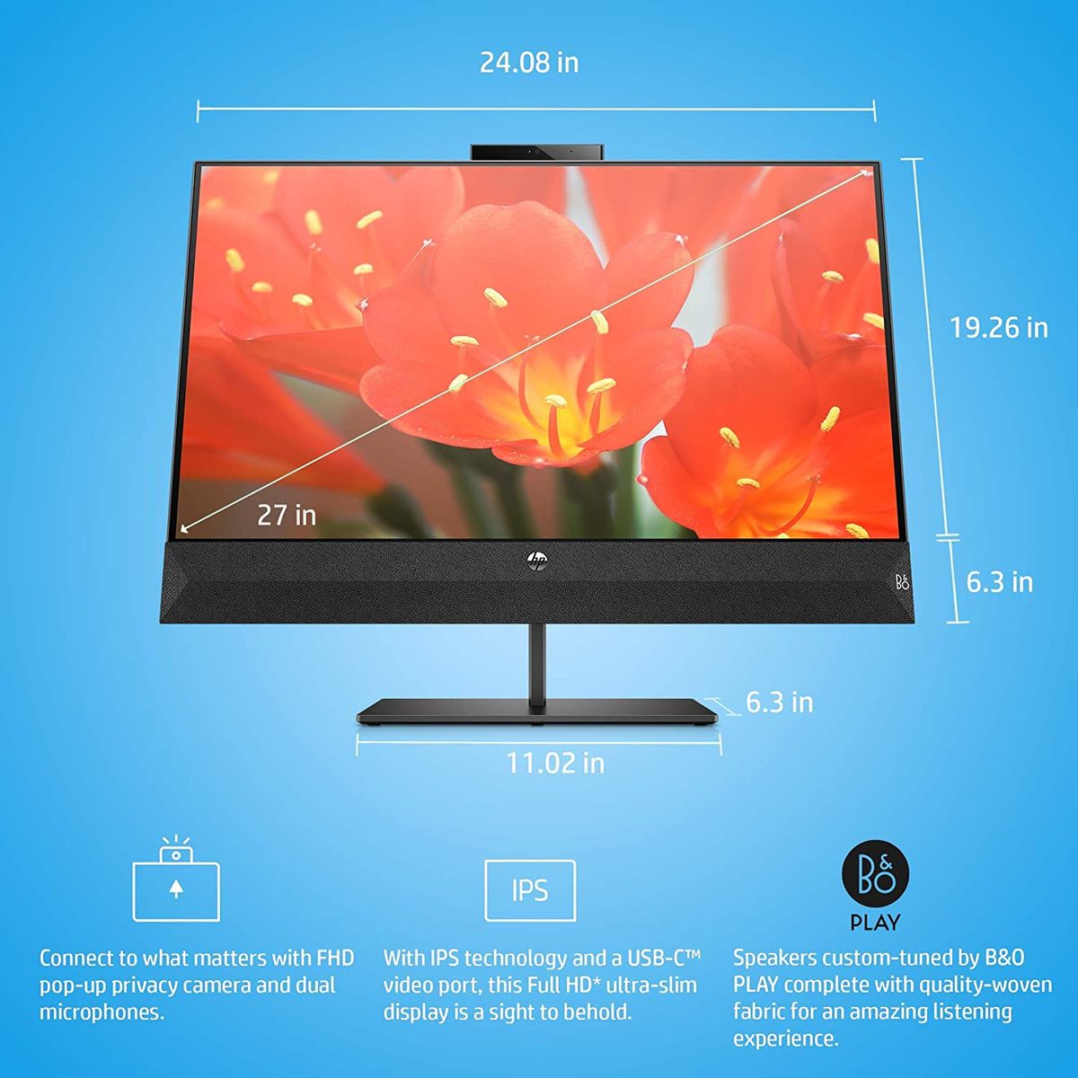 HP Pavilion 27 68,6 cm 27" FHD  LED