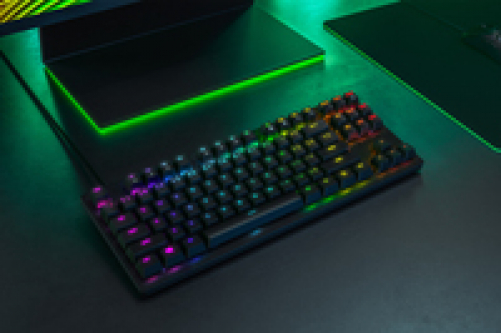 Razer Huntsman TE Gaming Keyboard Optical Red Switches TKL RGB US-Layout