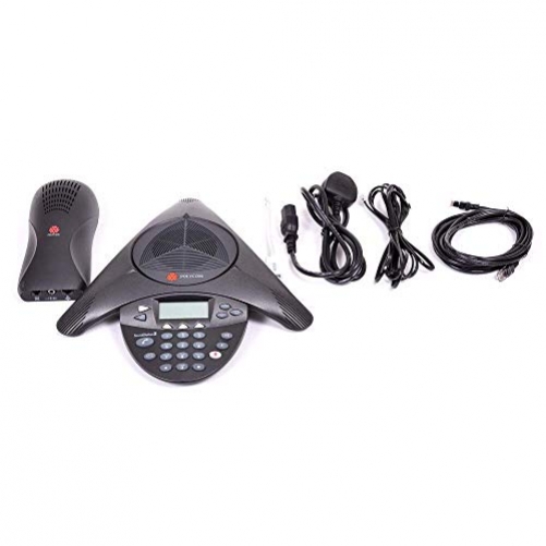 polycom SoundStation 2 LCD Audio Conference Phone 2200-16000-102 Generalüberholt