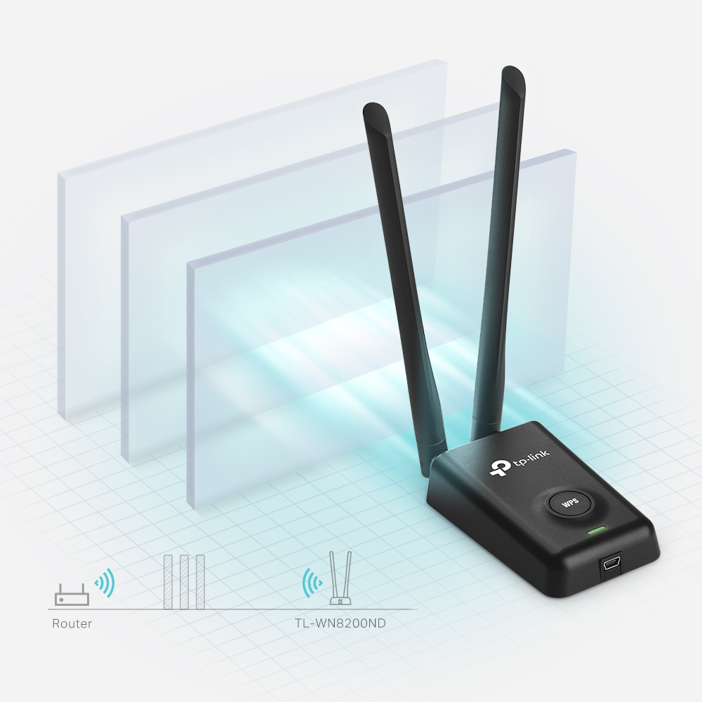 TP-Link 300Mbit/s-High-Power-WLAN-USB-Adapter