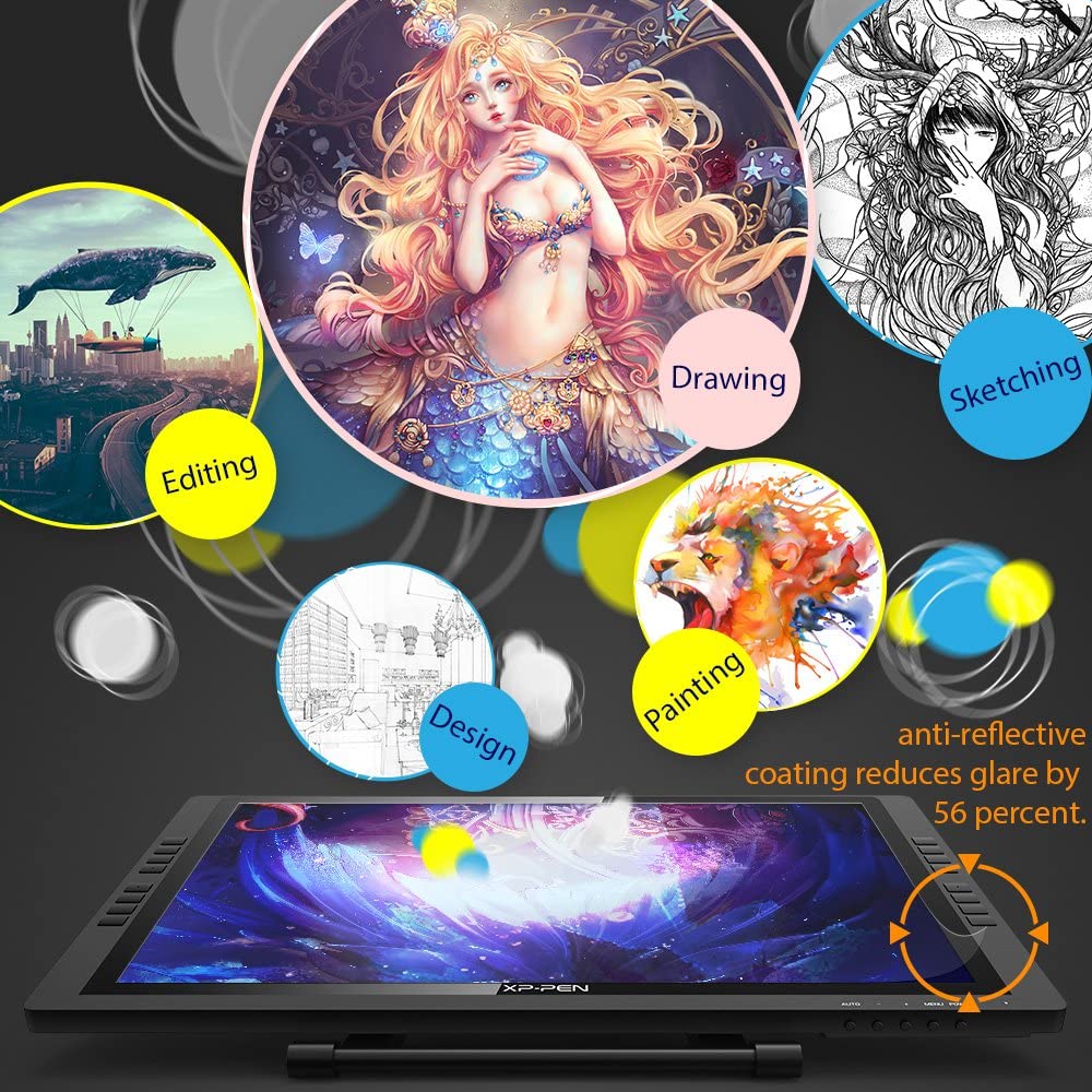 XP-Pen 22E Pro Grafik Tablet HD IPS Monitor