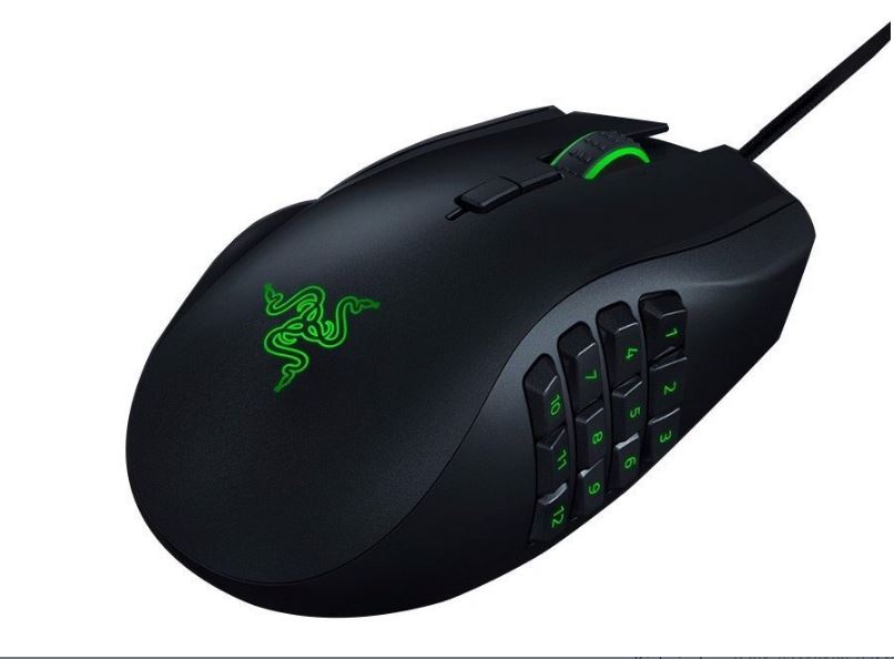 Razer Naga Left Handed Edition Gaming Mouse 20.000 DPI Ergonomic RGB MMO Black