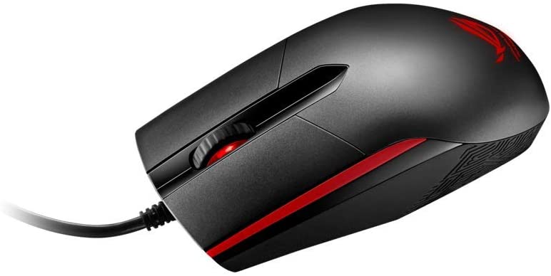ASUS ROG Sica Beidhändige Optische 5.000 DPI Gaming Maus schwarz/rot