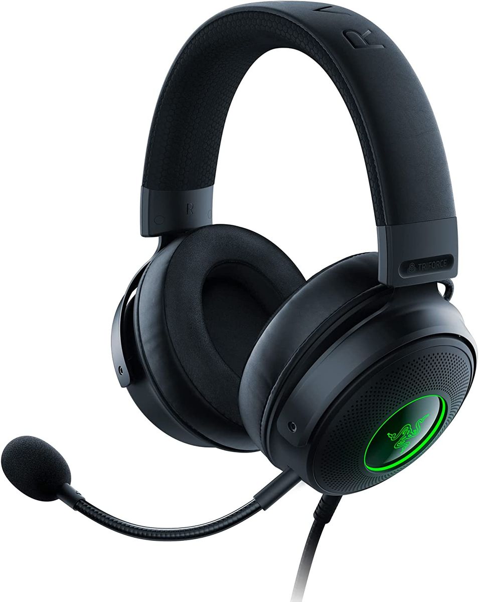 Razer Kraken V3 Gaming Headset Virtual 7.1 Surround-Sound USB Chroma RGB for PC Mac PS Black