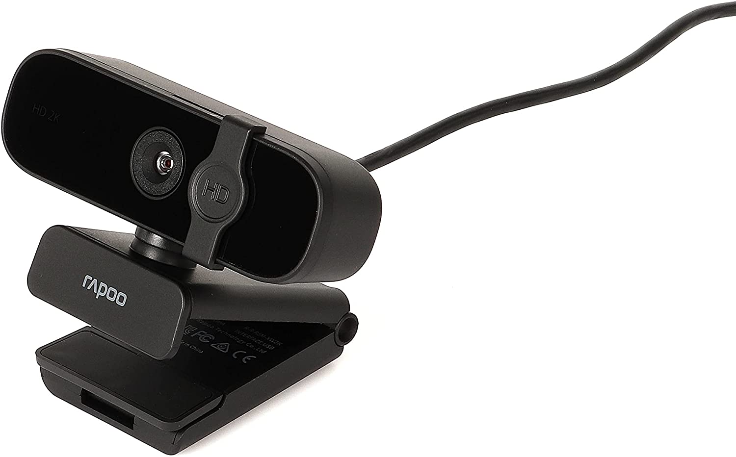 Rapoo XW2K Webcam 2560 x 1440 Pixel USB 2.0 Schwarz