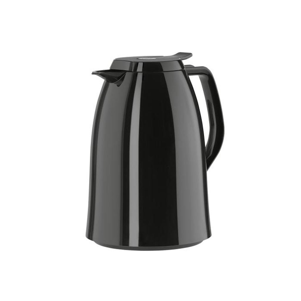 Emsa 517005 Mambo vacuum jug QT, 1 L, high gloss, black 1 L high gloss black