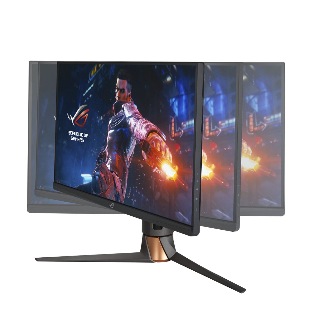 ASUS ROG Swift PG279QM 27" WQHD Gaming Monitor 240 Hz 1ms GtG G-Sync kompatibel Reflex Analyzer DisplayHDR 400 Fast-IPS Panel 16:9 2560x1440 DisplayPort HDMI USB-Hub ergonomisch