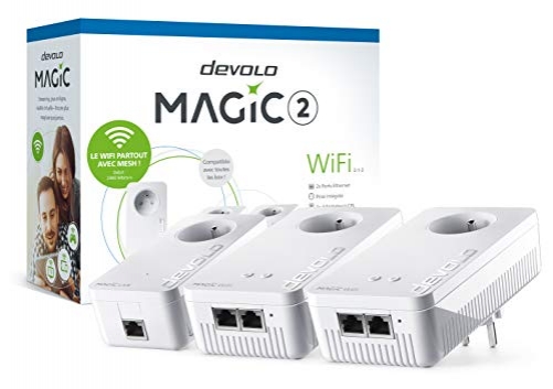 Devolo Magic 2 Wi-Fi 2400 Mbit/s Eingebauter Ethernet-Anschluss WLAN 3 Stücke