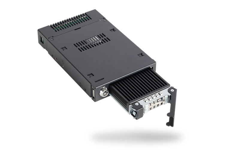 ICY DOCK M.2 NVMe PCIe 4.0 SSD Wechselrahmen (2230, 2242, 2280, 22110) - Vollmetall - ToughArmor MB601M2K-1B Wechselrahmen mit M.2 Tray