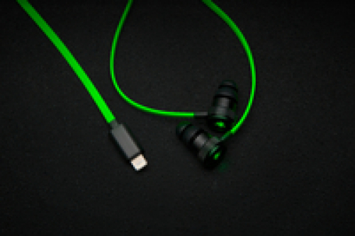 Razer Hammerhead Mobile Headset InEar Stereo Lightning for iOS Black/Green