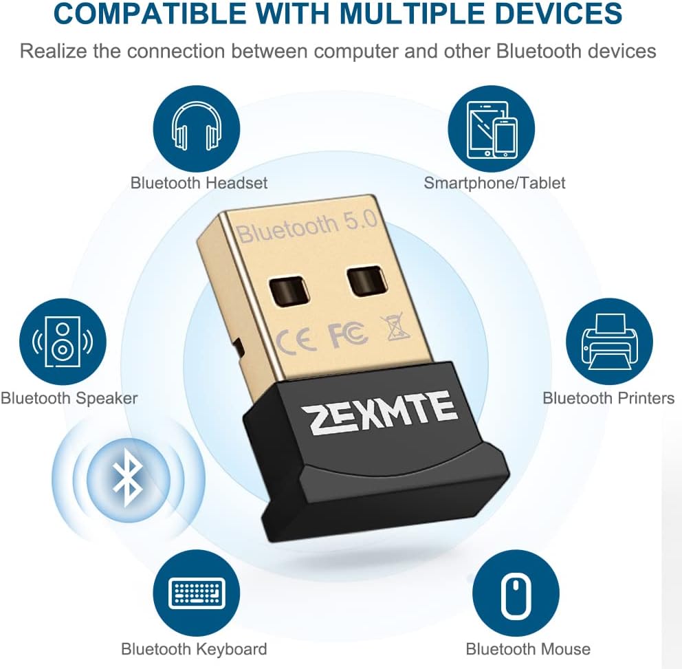 ZEXMTE Bluetooth Adapter stype 1