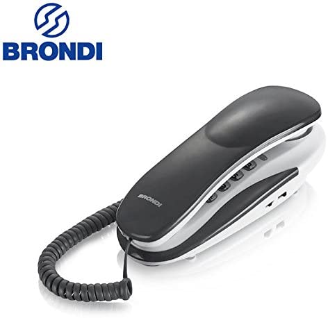 Brondi Kenoby Landline Telephone, Gray / White