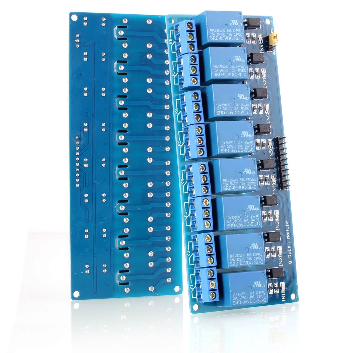 Neuftech 8-CH 5V 8-channel relay module board for Arduino PIC DSP AVR ARM relay module