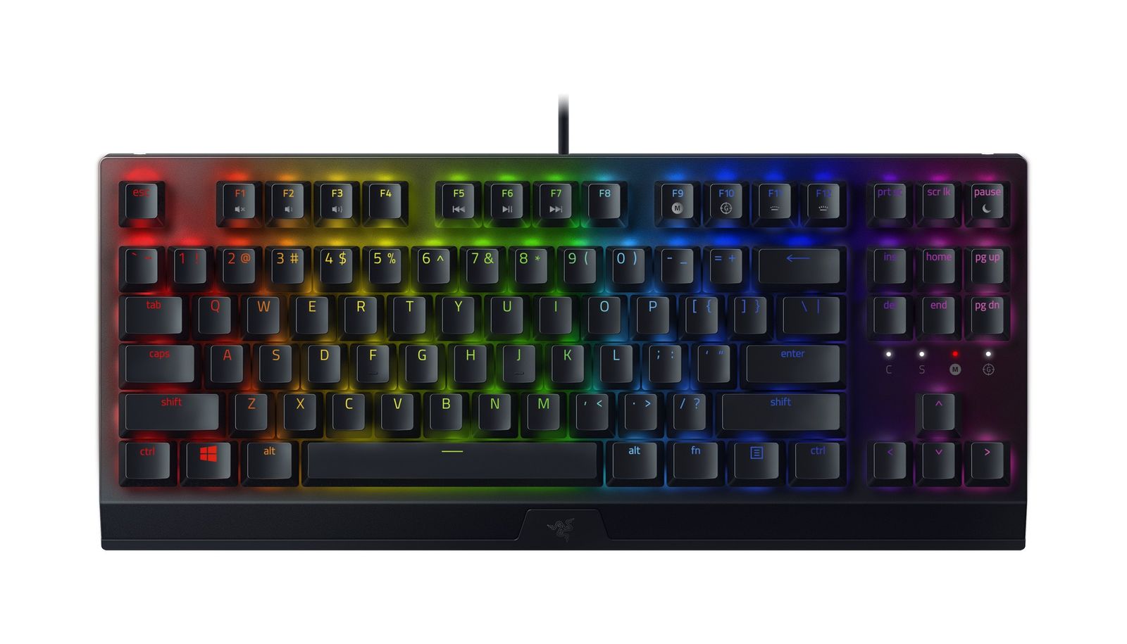 Razer BlackWidow V3 TKL Gaming Keyboard Green Switches Chroma RGB ES-Layout