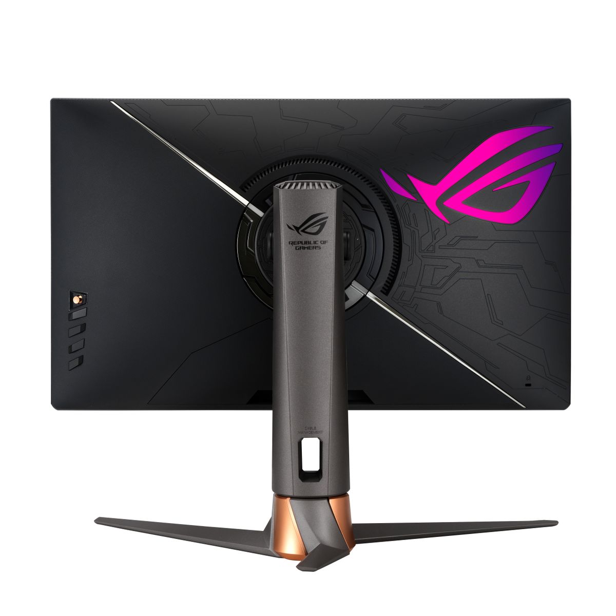 ASUS ROG Swift PG279QM 27" WQHD Gaming Monitor 240 Hz 1ms GtG G-Sync kompatibel Reflex Analyzer DisplayHDR 400 Fast-IPS Panel 16:9 2560x1440 DisplayPort HDMI USB-Hub ergonomisch