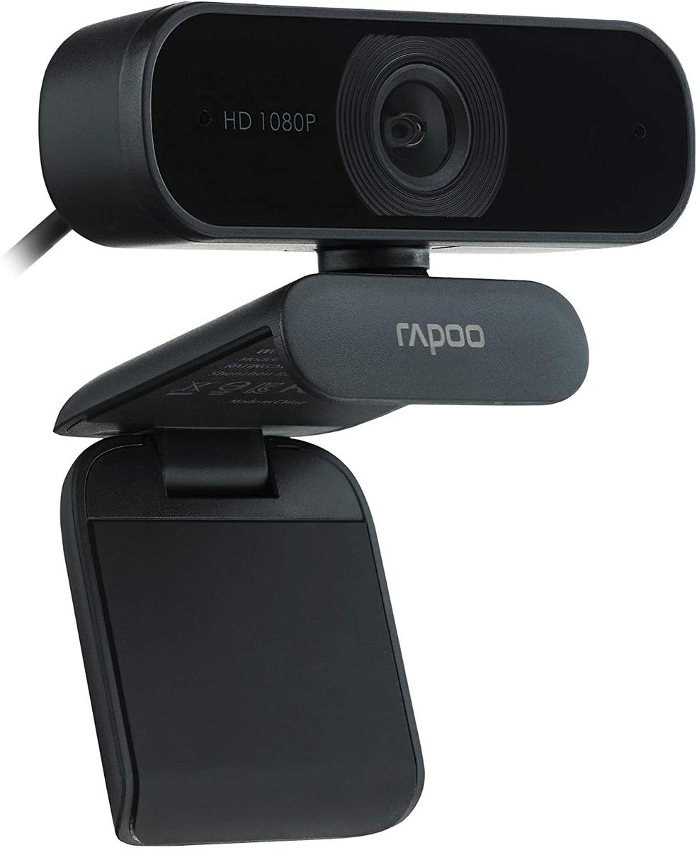 Rapoo XW180 Webcam 1920 x 1080 Pixel USB 2.0 Schwarz