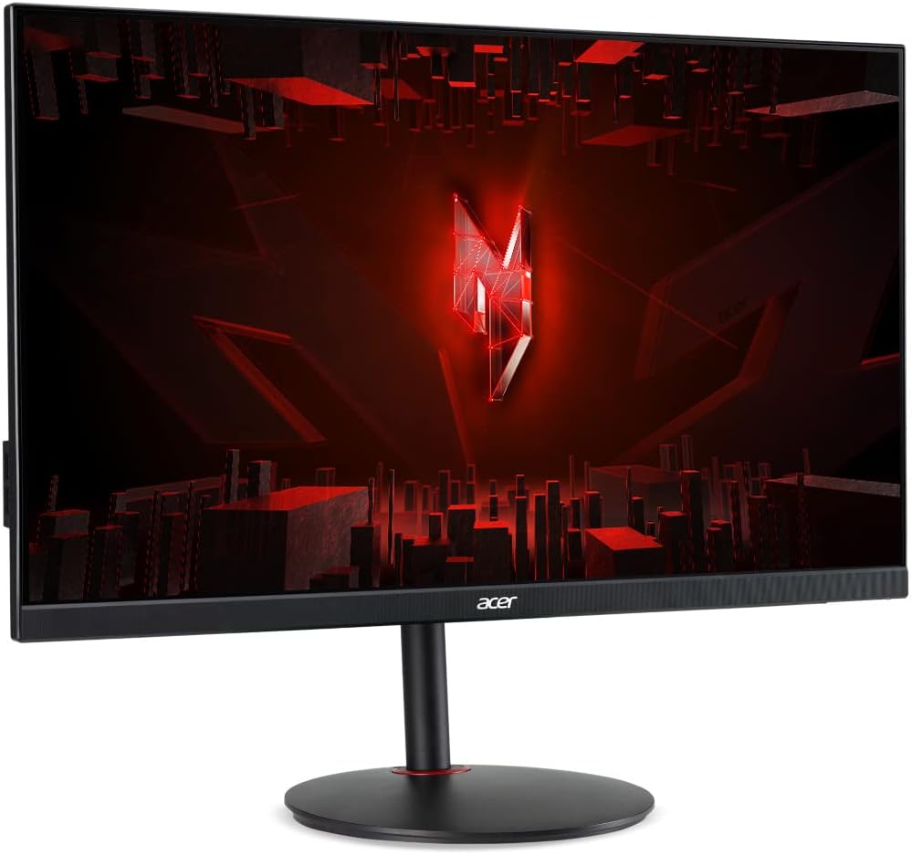Acer Nitro XV271UM3 Gaming Monitor 27 Zoll (69 cm Bildschirm) WQHD, 180Hz DP, 144Hz HDMI, 0,5ms (GTG min.), 2xHDMI 2.0, DP 1.2, höhenverstellbar, drehbar, DP/HDMI FreeSync Premium