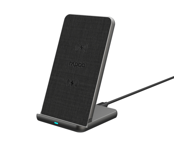 Rapoo XC360 Ladegerät Schwarz USB Kabelloses Aufladen Schnellladung Drinnen