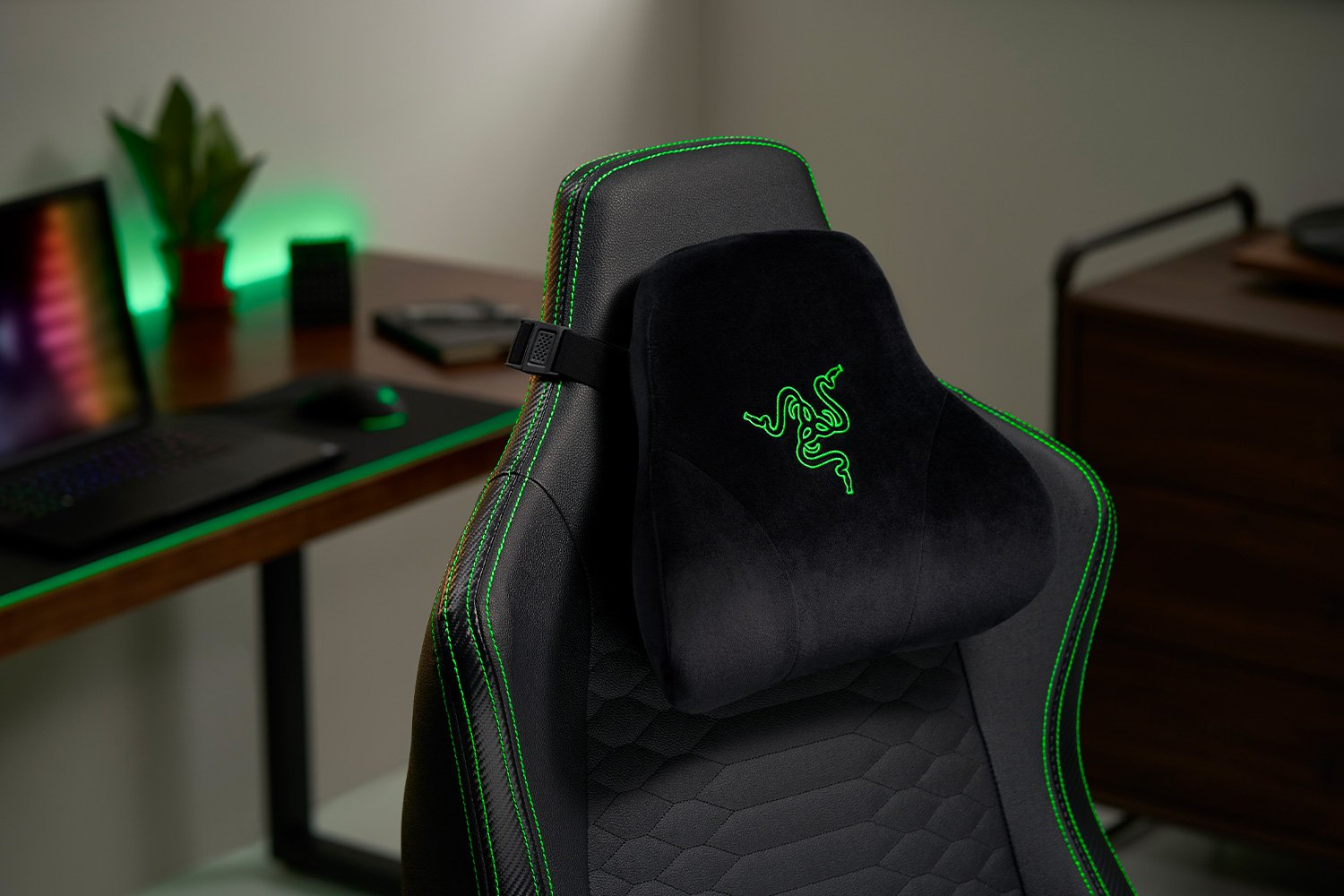 Razer Head Cushion Nacken- & Kopfkissen für Gaming Stühle Black