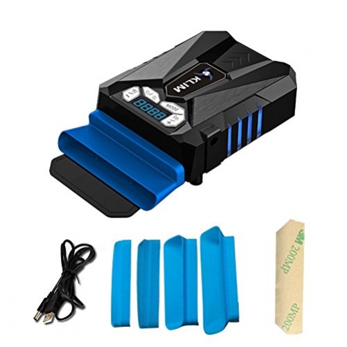 Klim Cool Gaming Laptop Kühler Hochleistungs USB Lüfter mit 3.500 U/min blau