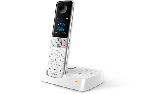 philips D6351W/38 schnurloses Telefon Anrufbeantworter Display HQ Sound