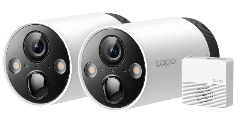 TP-Link Tapo C420S2 Smart Wireless Security Camera System QHD 2160p IP65 White 2er Set v1.0