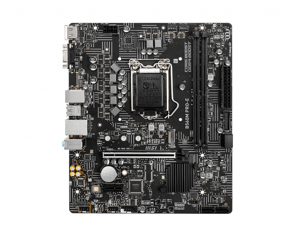 MSI B560M PRO-E Motherboard Intel B560 LGA 1200 micro ATX