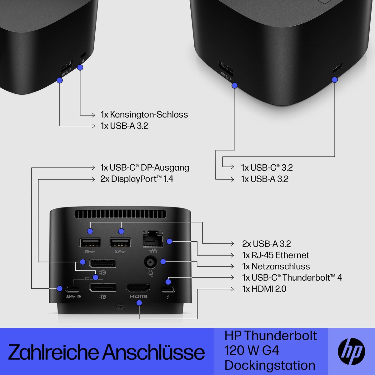 HP Thunderbolt Dock 120 W G4