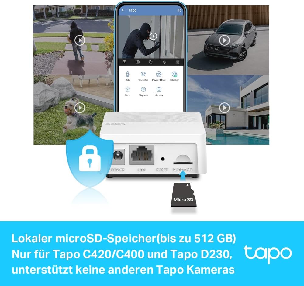 TP-Link Tapo H200 Verkabelt & Kabellos Weiß