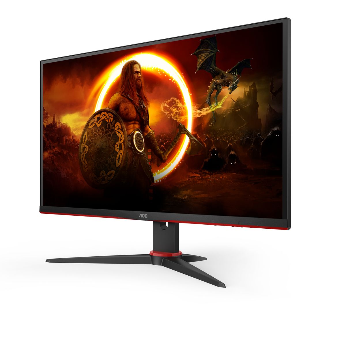 AOC G2 27G2SPAE/BK LED display 68,6 cm (27") 1920 x 1080 Pixel Full HD Schwarz, Rot