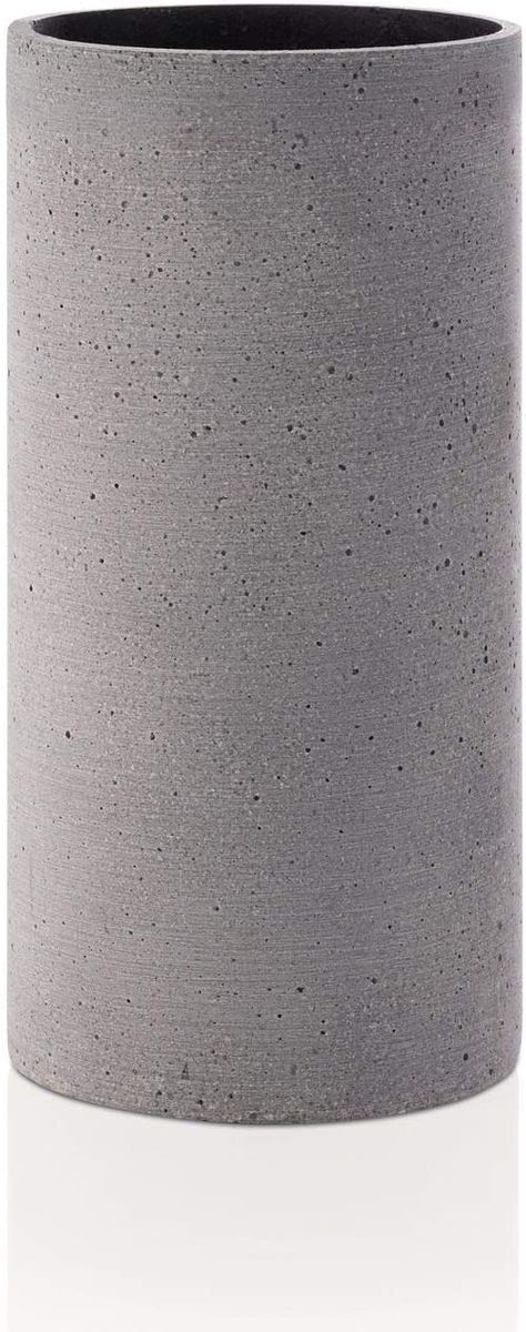 Blomus Coluna vase dark grey 12 x 12 x 24 centimetres
