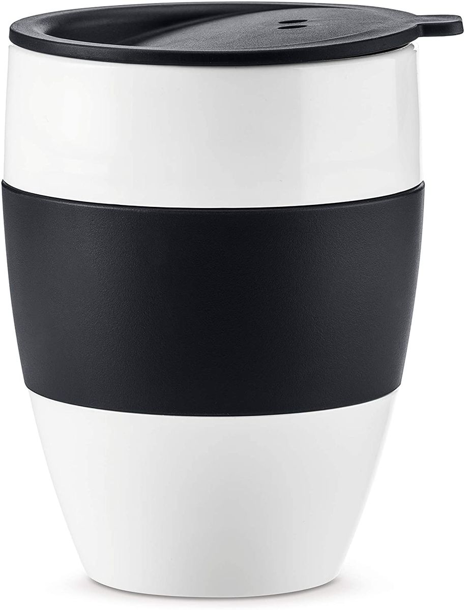 Koziol Unisex – Adult Aroma 2.1 Thermal Mug, Thermal Mug, Coffee Mug, Insulated Mug, Coffee-to-go, Organic Green, One Size