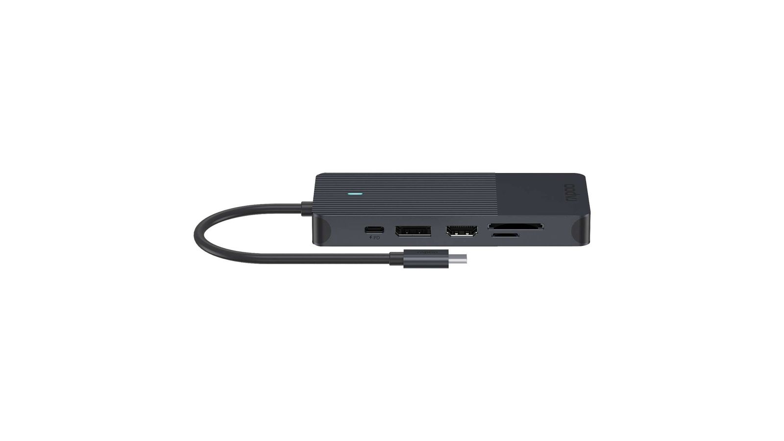 Rapoo UCM-2006 12-in-1 USB-C Multiport Adapter 100W Power Delivery HDMI DisplayPort LAN USB-C USB-A 3.0 microSD AUX v1.0