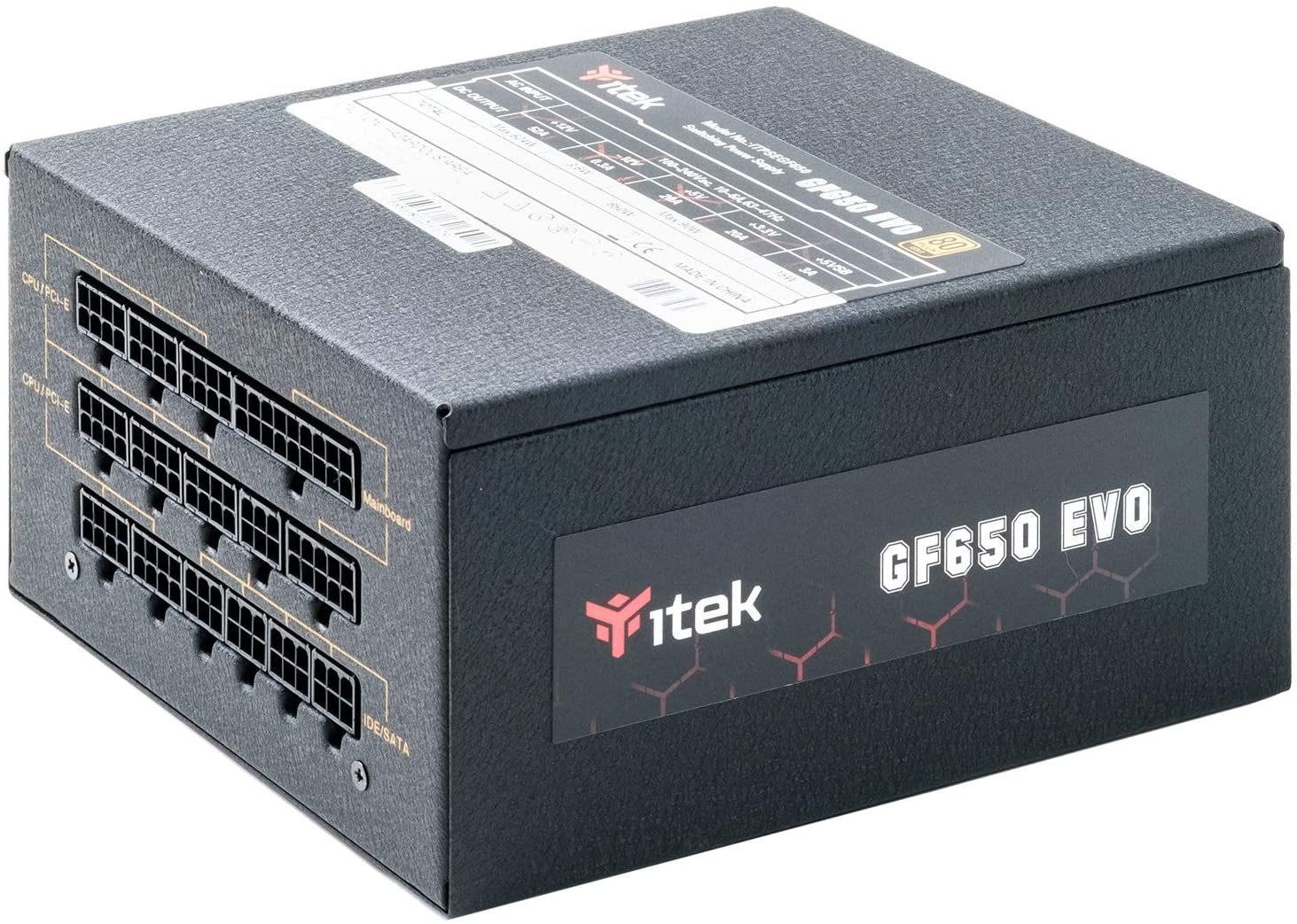 iTek GF650 Power Supply 650 W 24-pin ATX ATX Black