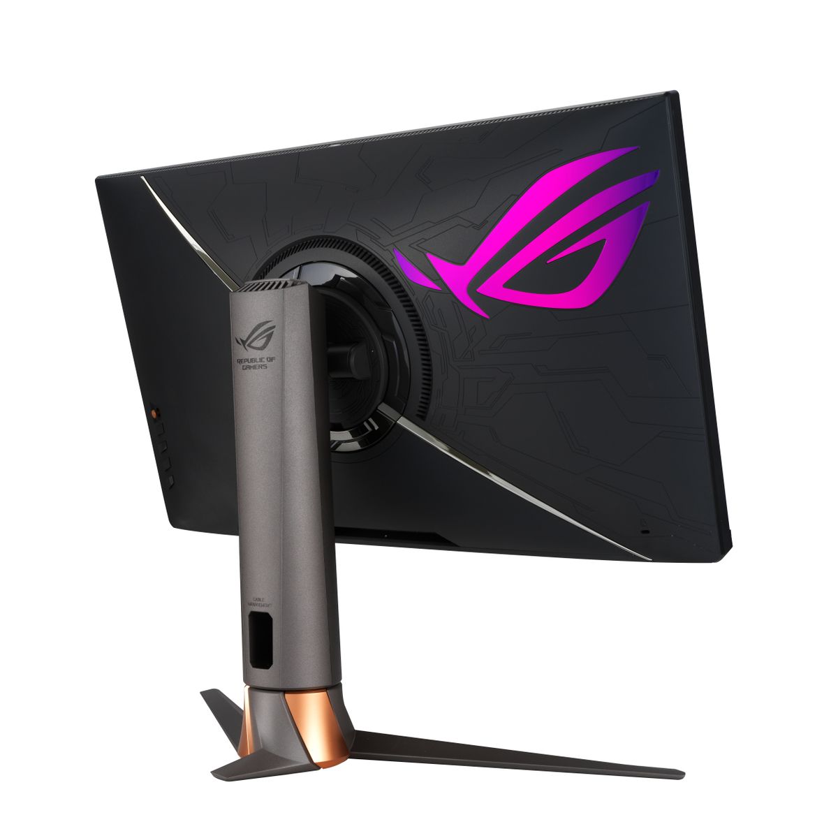 ASUS ROG Swift PG279QM 27" WQHD Gaming Monitor 240 Hz 1ms GtG G-Sync kompatibel Reflex Analyzer DisplayHDR 400 Fast-IPS Panel 16:9 2560x1440 DisplayPort HDMI USB-Hub ergonomisch